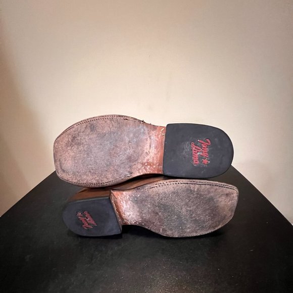 Tony Lama 10D square toe cabra foot western boot - Picture 9 of 10